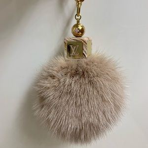Louis Vuitton authentic foxtail purse charm